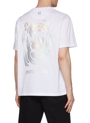 Back View - Click To Enlarge - WOOYOUNGMI - Square Logo Clown Print Cotton T-Shirt