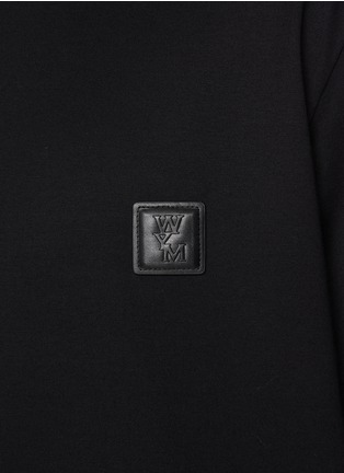  - WOOYOUNGMI - Square Logo Cotton T-Shirt