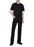 Figure View - Click To Enlarge - WOOYOUNGMI - Square Logo Cotton T-Shirt