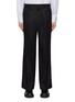 Main View - Click To Enlarge - WOOYOUNGMI - Pleated Wool Blend Flared Leg Pants