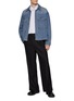 Figure View - Click To Enlarge - WOOYOUNGMI - Pleated Wool Blend Flared Leg Pants