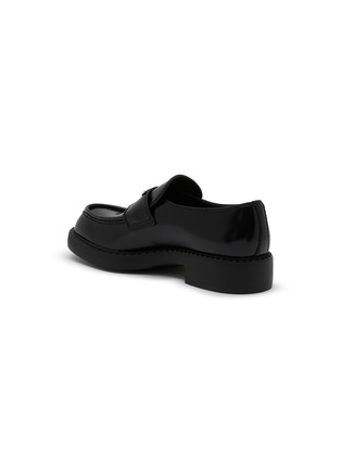  - PRADA - Chocolate Brushed Leather Loafers