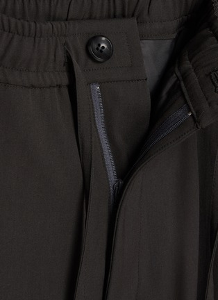  - ATTACHMENT - Drawstring Straight Leg Wool Easy Pants