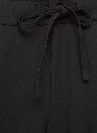  - ATTACHMENT - Drawstring Straight Leg Wool Easy Pants