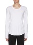 Main View - Click To Enlarge - ATTACHMENT - Rounded Hem Long Sleeve T-shirt