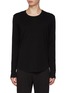 Main View - Click To Enlarge - ATTACHMENT - Rounded Hem Long Sleeve T-shirt