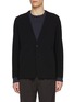 Main View - Click To Enlarge - ATTACHMENT - Collarless Single Breasted Blazer