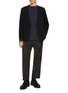 Figure View - Click To Enlarge - ATTACHMENT - Collarless Single Breasted Blazer
