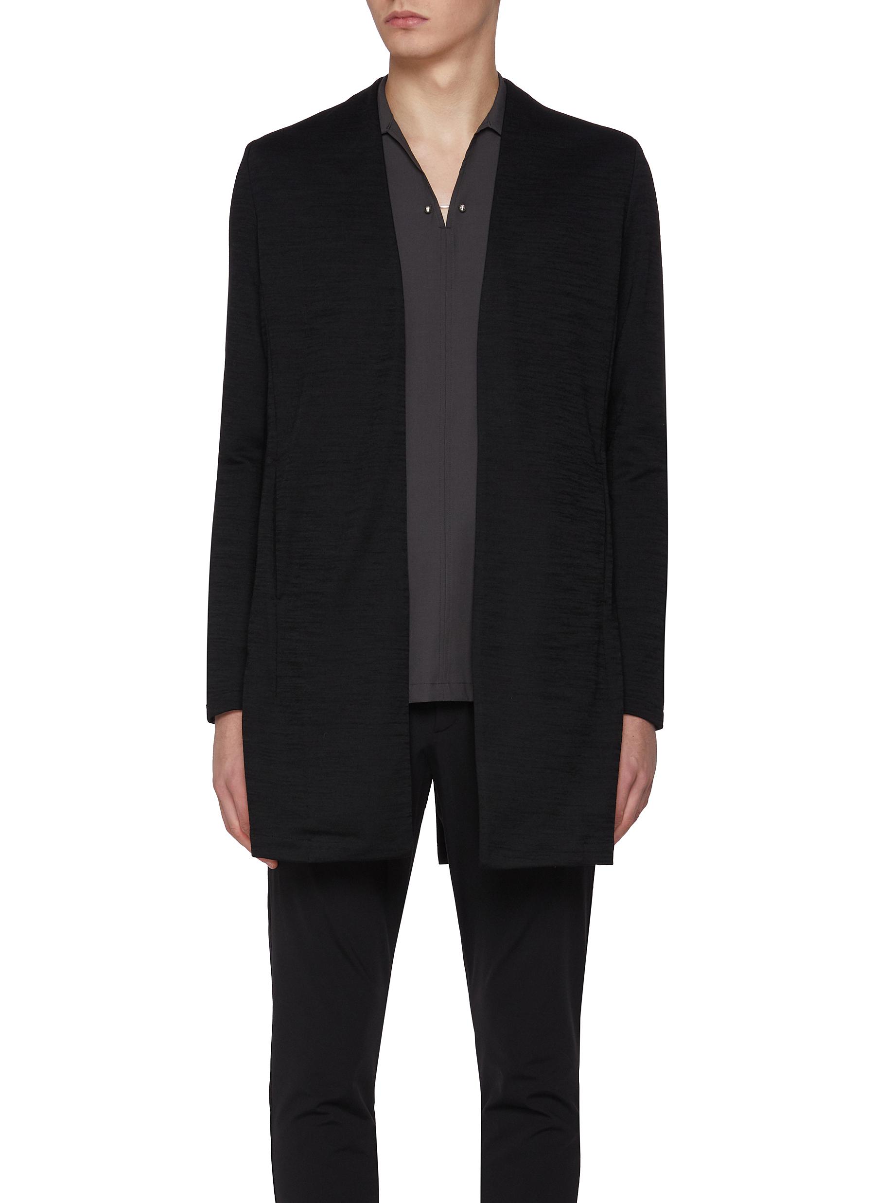 ATTACHMENT Smooth Buttonless Wool Cardigan Men Lane Crawford