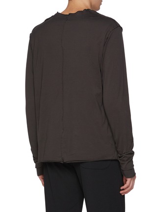 Back View - Click To Enlarge - ATTACHMENT - Layered Long Sleeve T-shirt