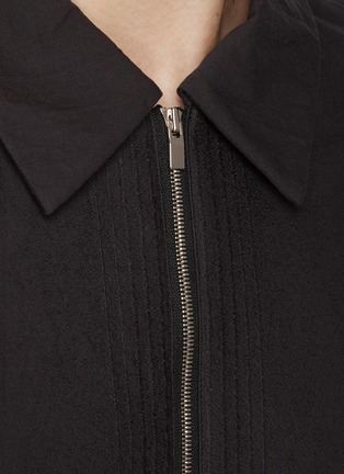  - ATTACHMENT - Gradation Jaquard Zip Up Shirt Jacket