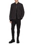 Figure View - Click To Enlarge - ATTACHMENT - Gradation Jaquard Zip Up Shirt Jacket