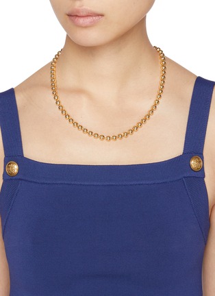 Figure View - Click To Enlarge - EDDIE BORGO - Dome 12K Gold Necklace