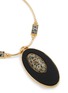 Detail View - Click To Enlarge - EDDIE BORGO - Inlaid Cabochon 12K Gold Necklace