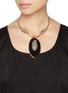 Figure View - Click To Enlarge - EDDIE BORGO - Inlaid Cabochon 12K Gold Necklace