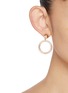 Figure View - Click To Enlarge - EDDIE BORGO - Voyager 12K Gold Hoop Earrings