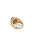 Detail View - Click To Enlarge - EDDIE BORGO - Inlaid Cabochon 12K Gold Signet Ring