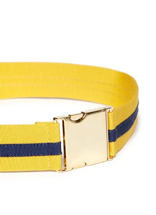 Detail View - Click To Enlarge - STELLA JEAN - 'Pangolino' rugby stripe belt