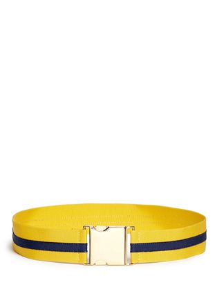 Main View - Click To Enlarge - STELLA JEAN - 'Pangolino' rugby stripe belt