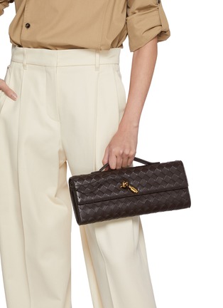 Figure View - Click To Enlarge - BOTTEGA VENETA - Andiamo Intrecciato Leather Long Clutch