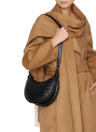 Figure View - Click To Enlarge - BOTTEGA VENETA - Gemelli Messenger Leather Bag