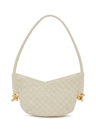 Main View - Click To Enlarge - BOTTEGA VENETA - Mini Solstice Intrecciato Leather Hobo Bag