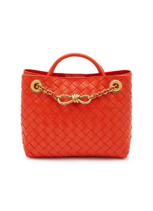 Main View - Click To Enlarge - BOTTEGA VENETA - Small Andiamo Intrecciato Leather Bag