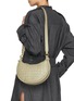 Figure View - Click To Enlarge - BOTTEGA VENETA - Gemelli Intrecciato Leather Crescent Messenger Bag