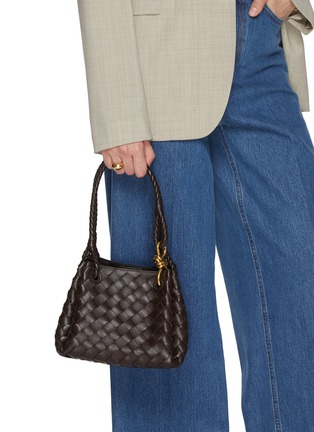 Figure View - Click To Enlarge - BOTTEGA VENETA - Small  Andiamo Intrecciato Leather Prarchute Bag