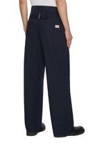 BOTTEGA VENETA | Backstrap Detail Cotton Twill Pants | Men | Lane