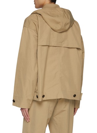 Back View - Click To Enlarge - BOTTEGA VENETA - Removable Hood Packable Jacket