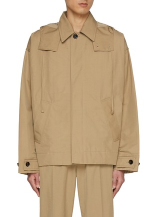 Main View - Click To Enlarge - BOTTEGA VENETA - Removable Hood Packable Jacket
