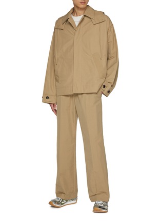 Figure View - Click To Enlarge - BOTTEGA VENETA - Removable Hood Packable Jacket