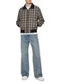 Figure View - Click To Enlarge - BOTTEGA VENETA - Stand Collar Reversible Cotton Jacket