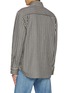 Back View - Click To Enlarge - BOTTEGA VENETA - Striped Pocket Cotton Shirt