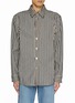 Main View - Click To Enlarge - BOTTEGA VENETA - Striped Pocket Cotton Shirt
