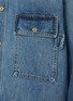  - BOTTEGA VENETA - Vintage Wash Mandarin Collar Denim Shirt