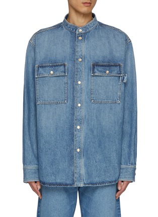 HOLIDAY（ホリデイ）の「PURITAN COLLAR DENIM SHIRT (O.WASH