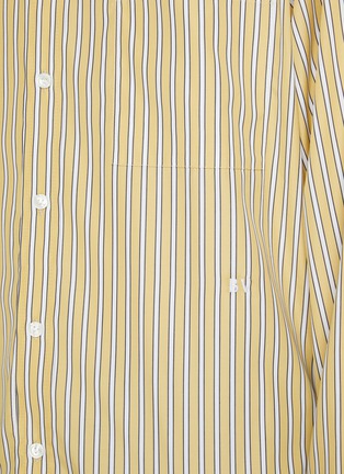  - BOTTEGA VENETA - Narrow Outline Striped Cotton Shirt