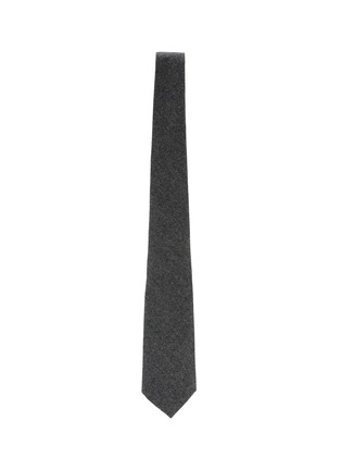 Figure View - Click To Enlarge - BOTTEGA VENETA - Wool Flannel Tie