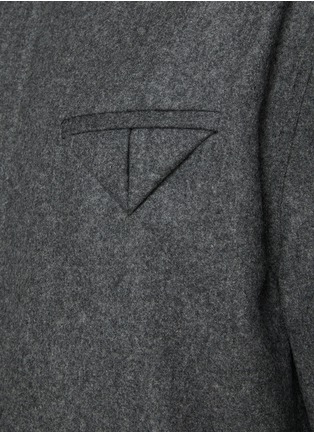  - BOTTEGA VENETA - Triangle Pocket Flannel Wool Shirt