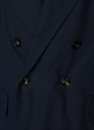  - BOTTEGA VENETA - Double Breasted Cotton Twill Blazer