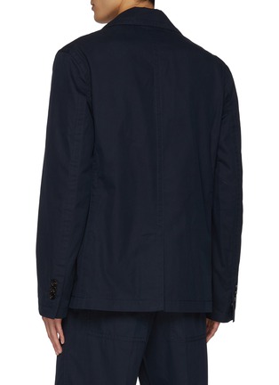 Back View - Click To Enlarge - BOTTEGA VENETA - Double Breasted Cotton Twill Blazer