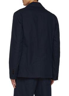 【関税&送料込】Bottega Veneta Graphite Cotton Blend Blazer Wool blazer in black - Bottega Veneta | Mytheresa