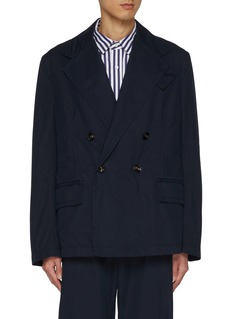 【送料&関税込】Bottega Veneta Single-breasted Blazer Single-breasted blazer in black - Bottega Veneta | Mytheresa