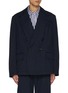 Main View - Click To Enlarge - BOTTEGA VENETA - Double Breasted Cotton Twill Blazer