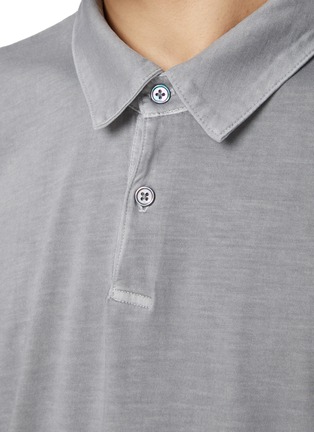  - JAMES PERSE - Sueded Jersey Cotton Polo Shirt