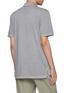 Back View - Click To Enlarge - JAMES PERSE - Sueded Jersey Cotton Polo Shirt
