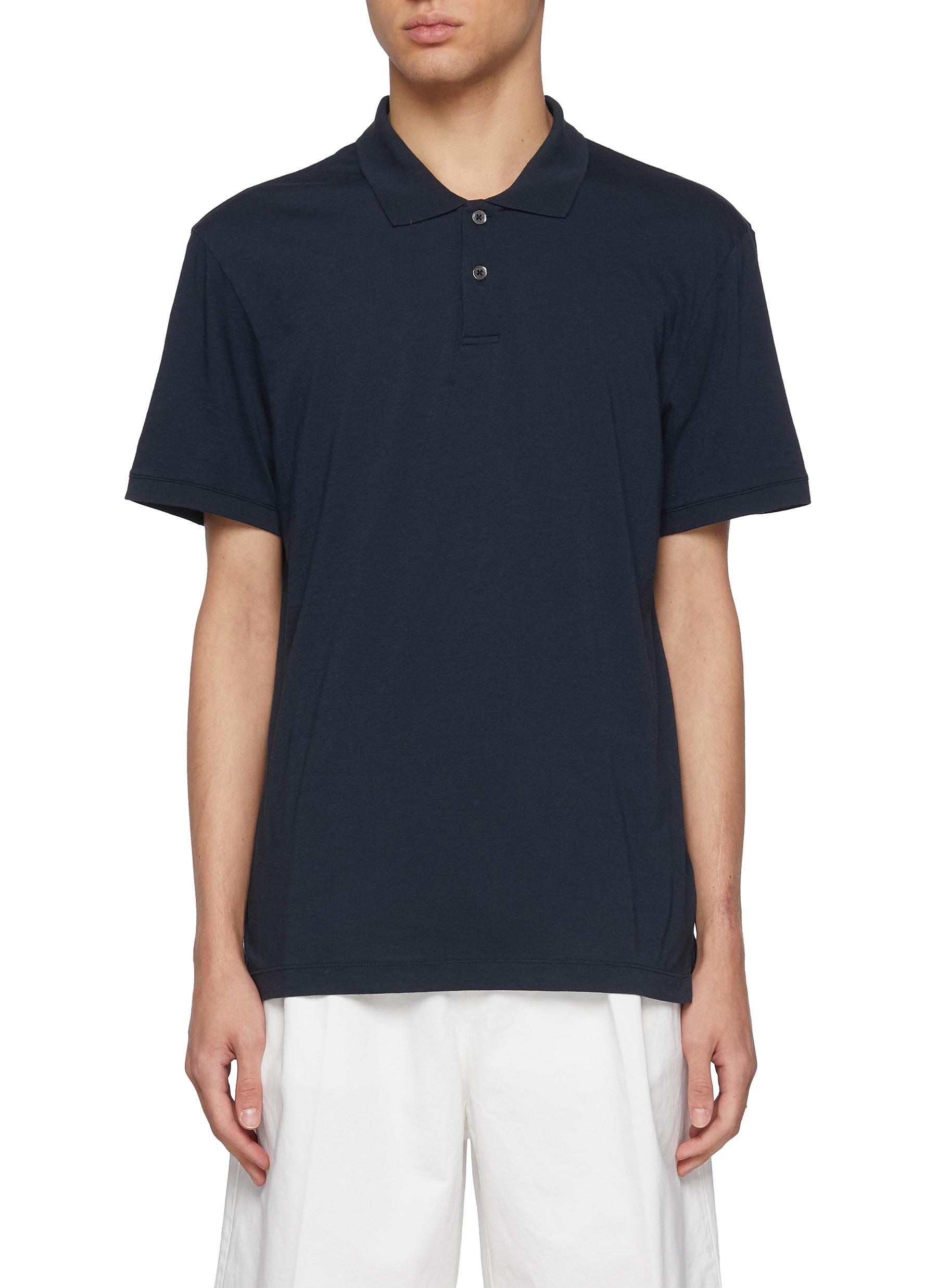 JAMES PERSE Lotus Jersey Cotton Polo Shirt Men Lane Crawford