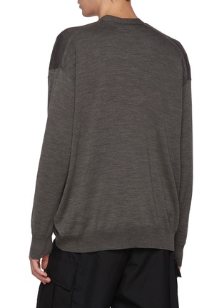 Back View - Click To Enlarge - COMME DES GARÇONS HOMME - Oversized Cardigan